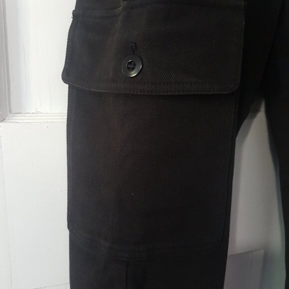 Aritzia Wilfred High Rise Free Modern Cargo Pant  Black Sz 0 - Picture 4 of 16